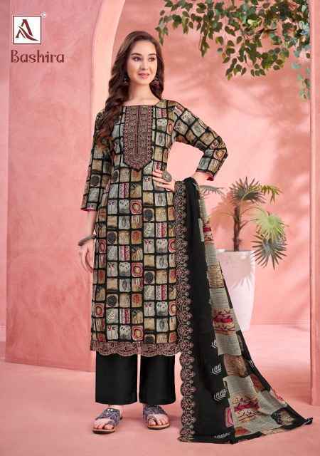 Alok Bashira Cambric Cotton Suits Pakistani Salwar kameez ( 6 pcs Catalogue )