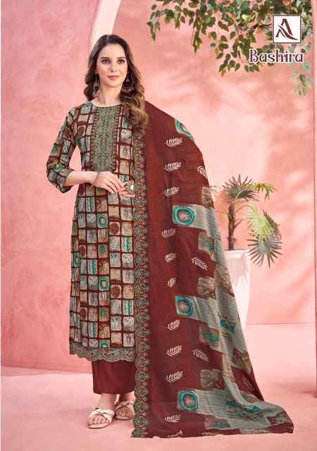 Alok Bashira Cambric Cotton Suits Pakistani Salwar kameez ( 6 pcs Catalogue )