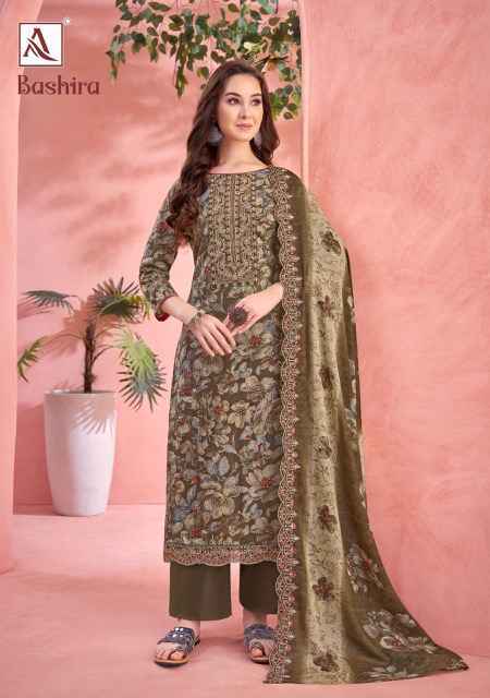 Alok Bashira Cambric Cotton Suits Pakistani Salwar kameez ( 6 pcs Catalogue )