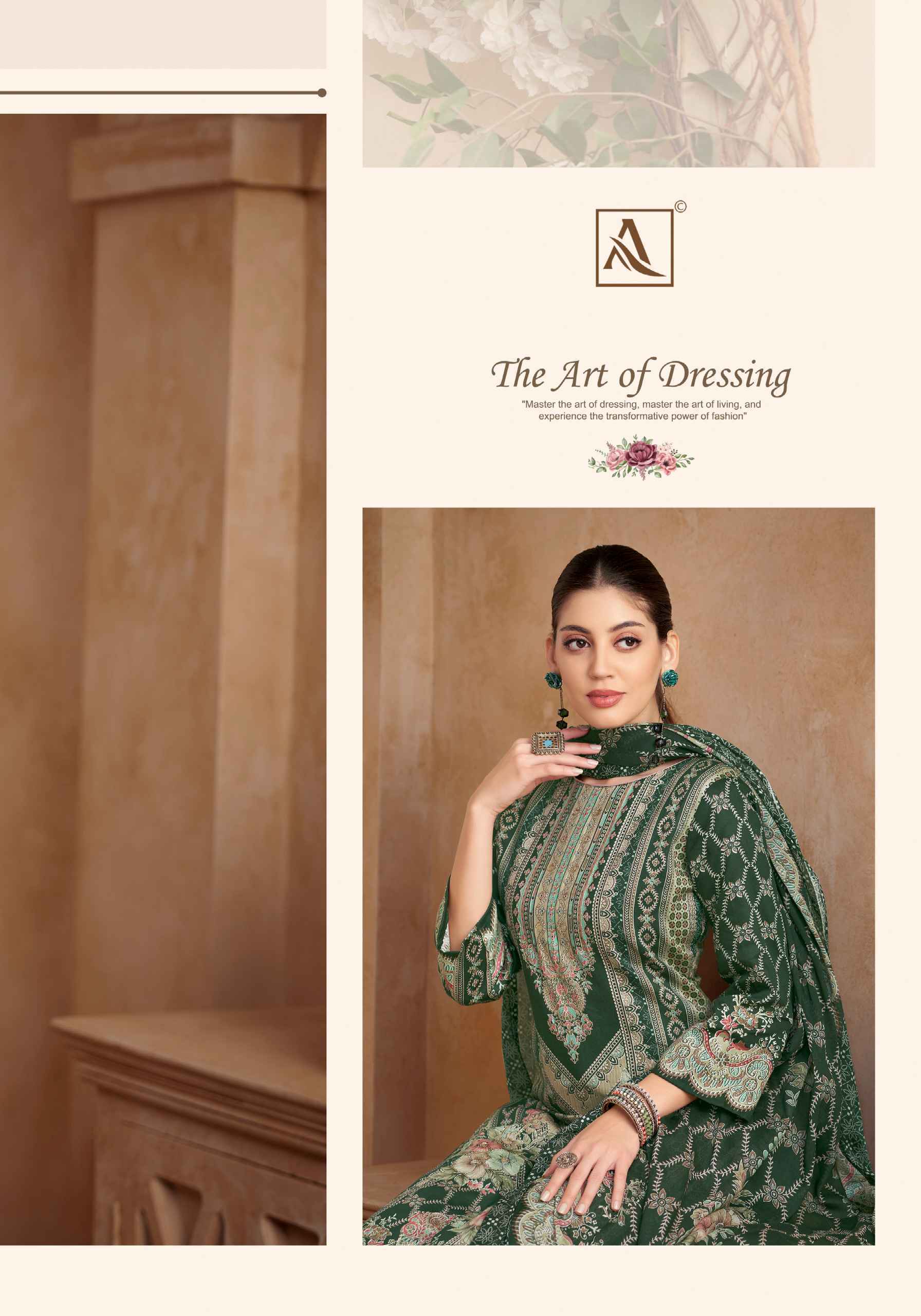ALOK KAARA PURE ZAM COTTON DRESS MATERIAL AT WHOLESALE PRICE ( 6 pcs CATALOG )