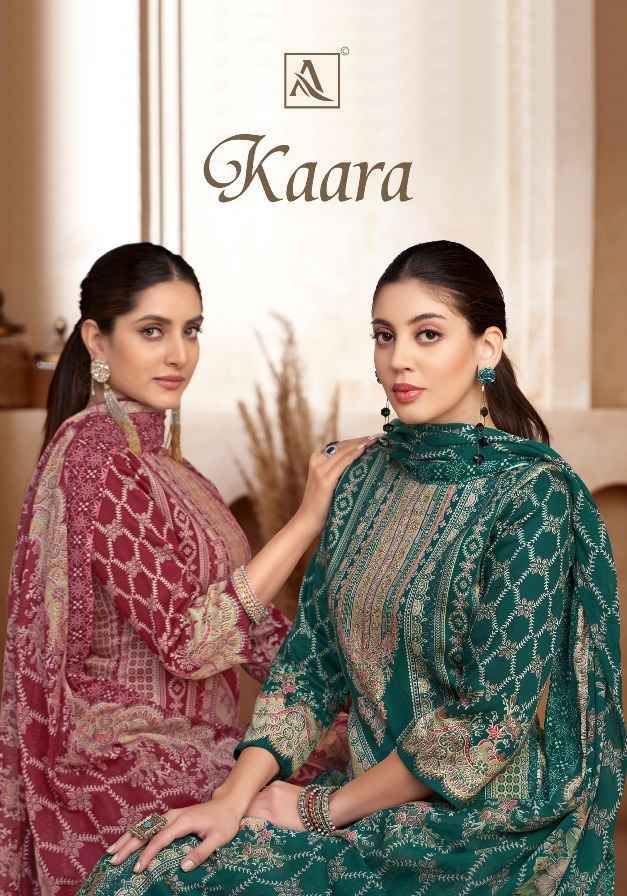 ALOK KAARA PURE ZAM COTTON DRESS MATERIAL AT WHOLESALE PRICE ( 6 pcs CATALOG )