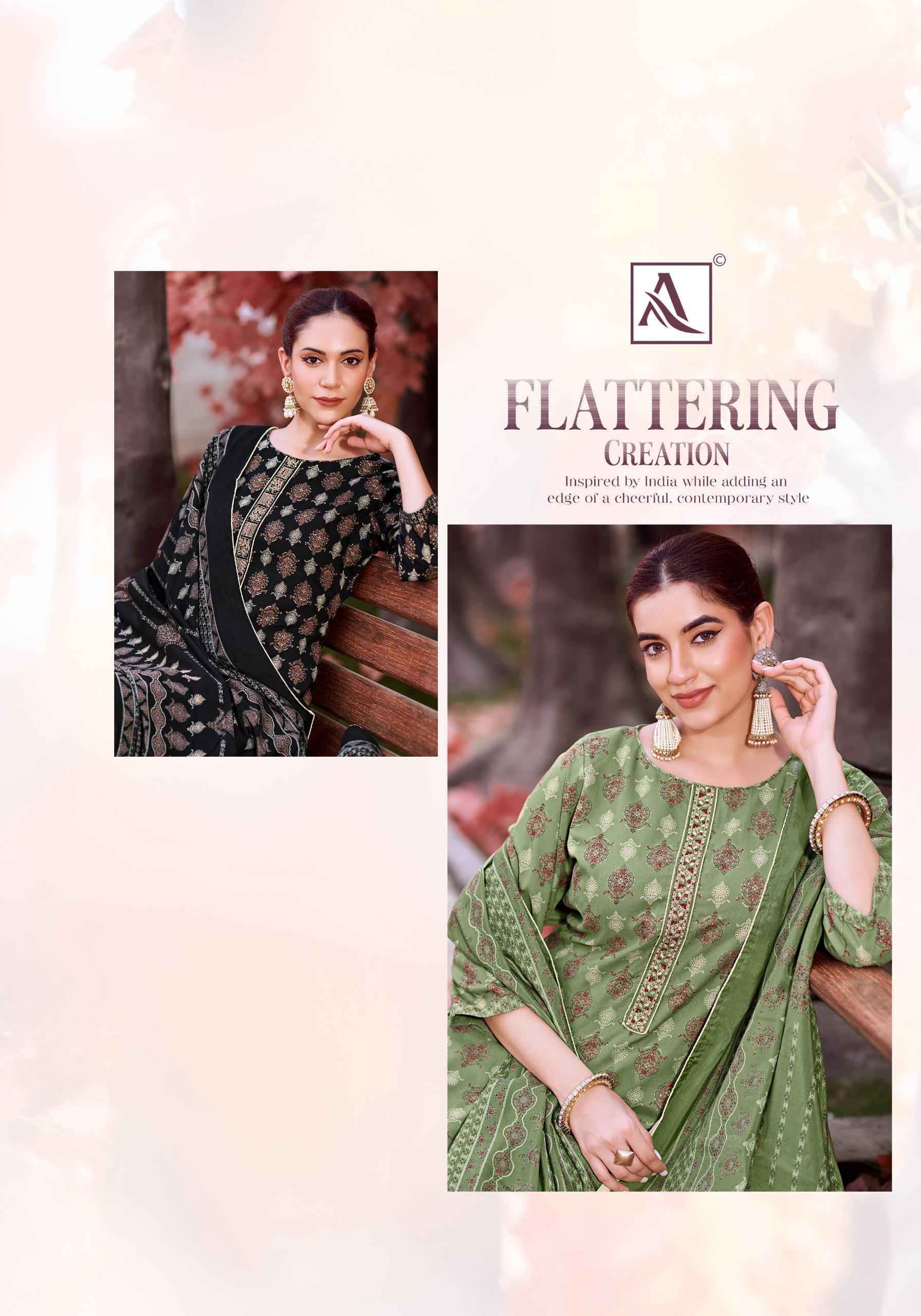 ALOK KATRINA PURE VISCOSE REYON DRESS MATERIAL AT WHOLESALE PRICE ( 6 PCS CATALOGUE )