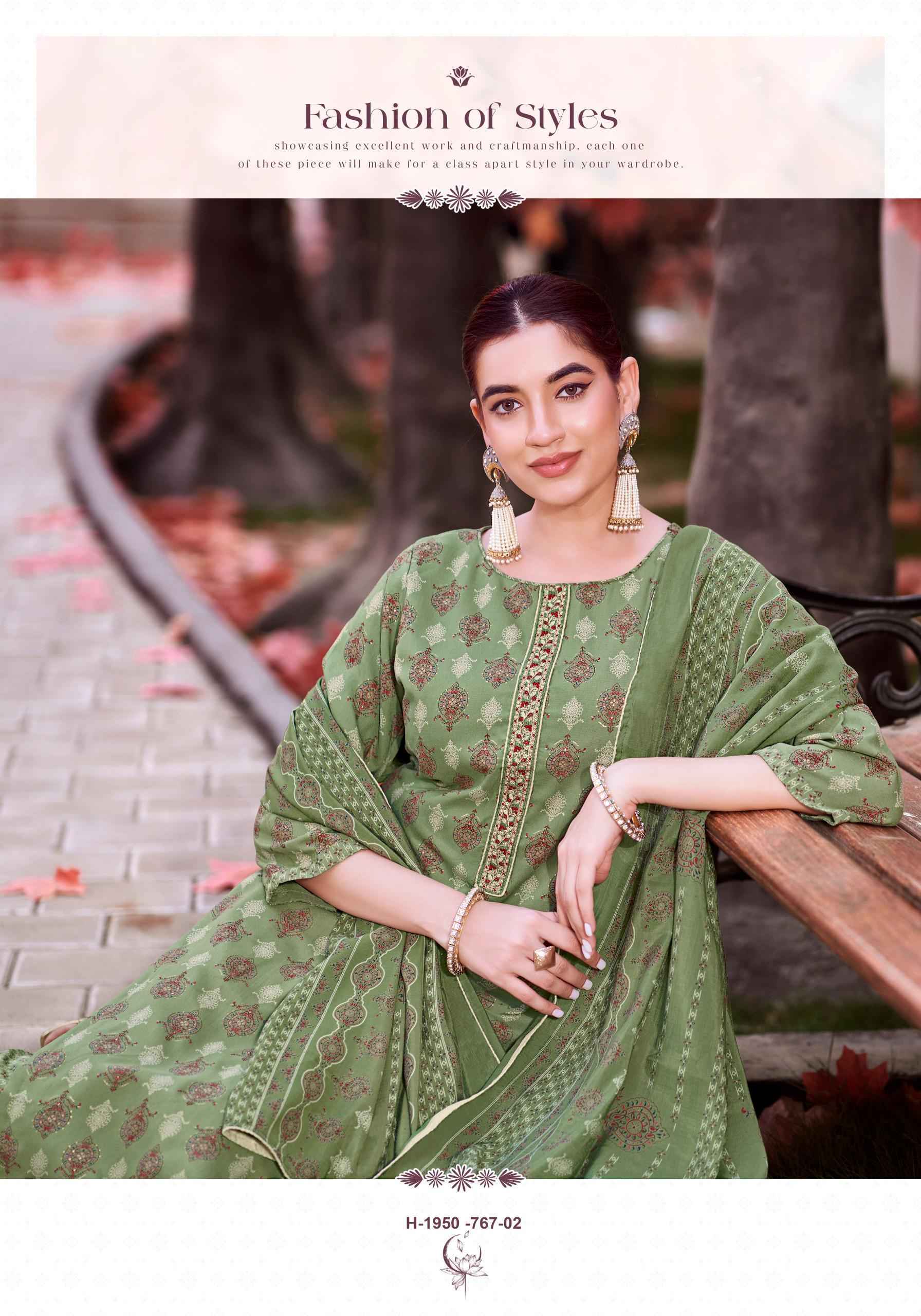 ALOK KATRINA PURE VISCOSE REYON DRESS MATERIAL AT WHOLESALE PRICE ( 6 PCS CATALOGUE )