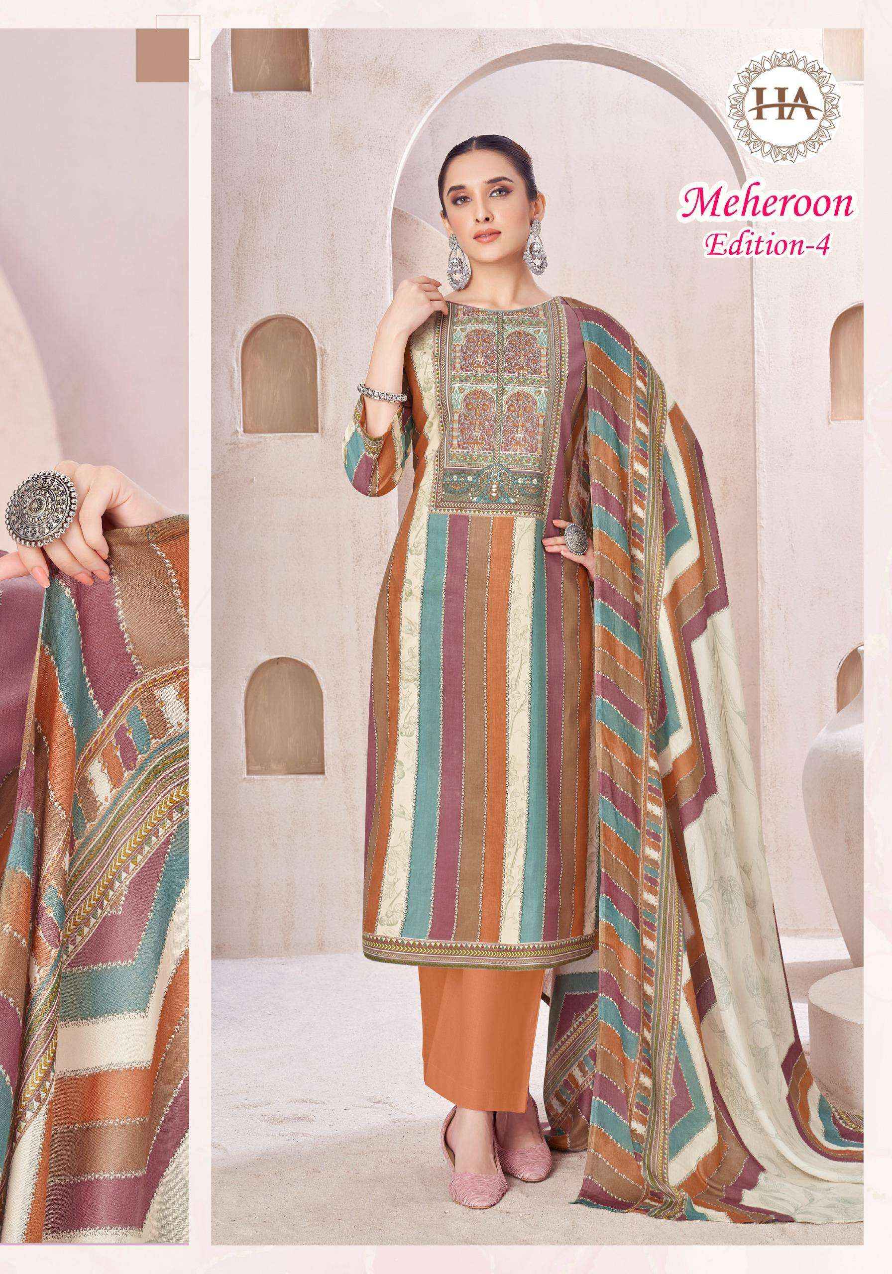 ALOK SUITS MEHEROON EDITION VOL 4 VISCOSE PRINT WITH FANCY SUIT WHOLESALE RATE ( 6 PCS CATALOG )