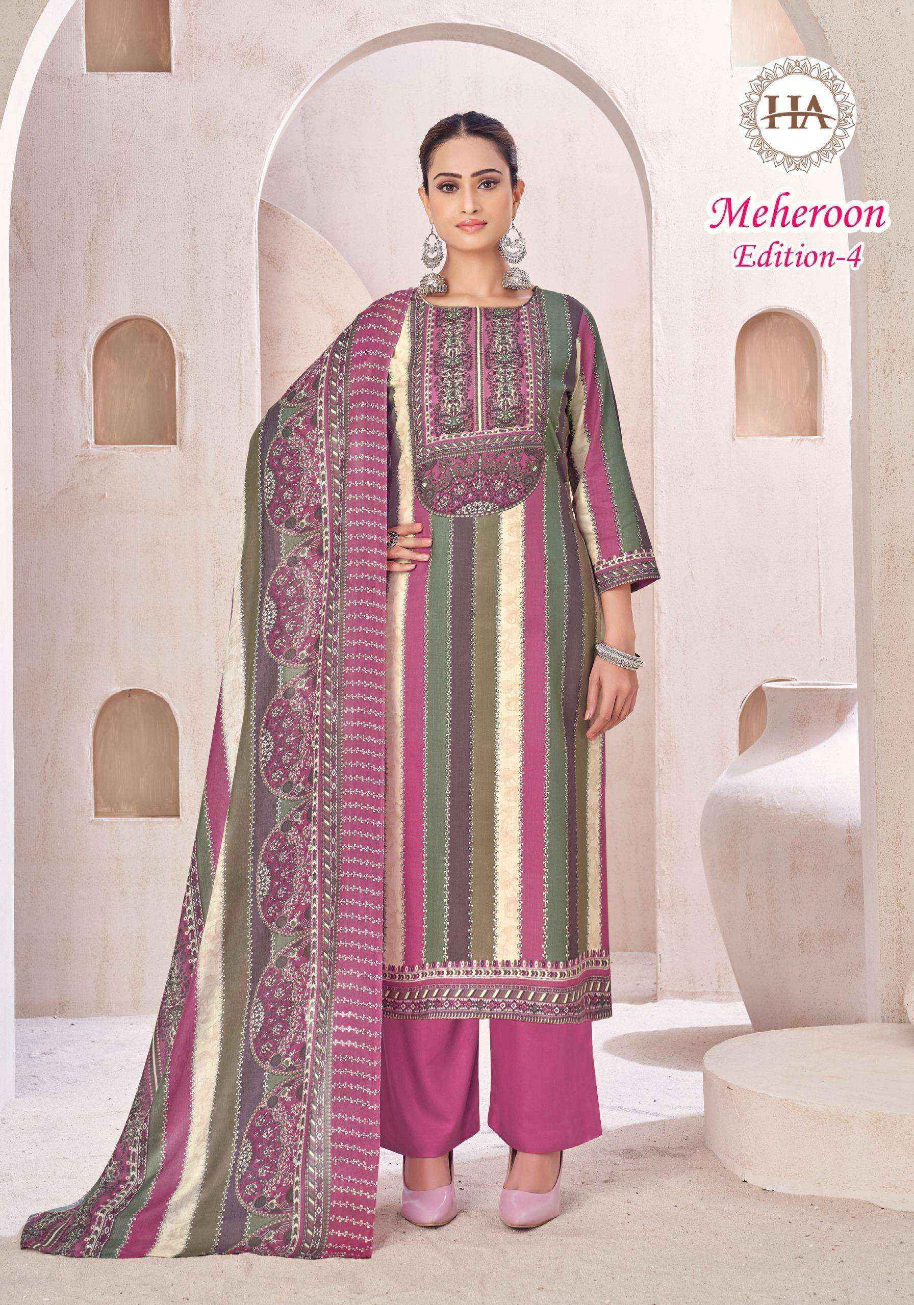 ALOK SUITS MEHEROON EDITION VOL 4 VISCOSE PRINT WITH FANCY SUIT WHOLESALE RATE ( 6 PCS CATALOG )