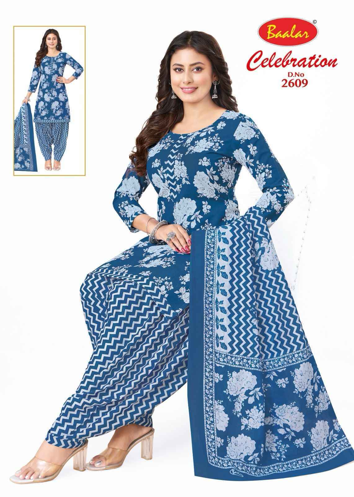 Baalar Celebration Vol 26 Cotton Dress Material Latest Catalog ( 16 pcs Catalogue )