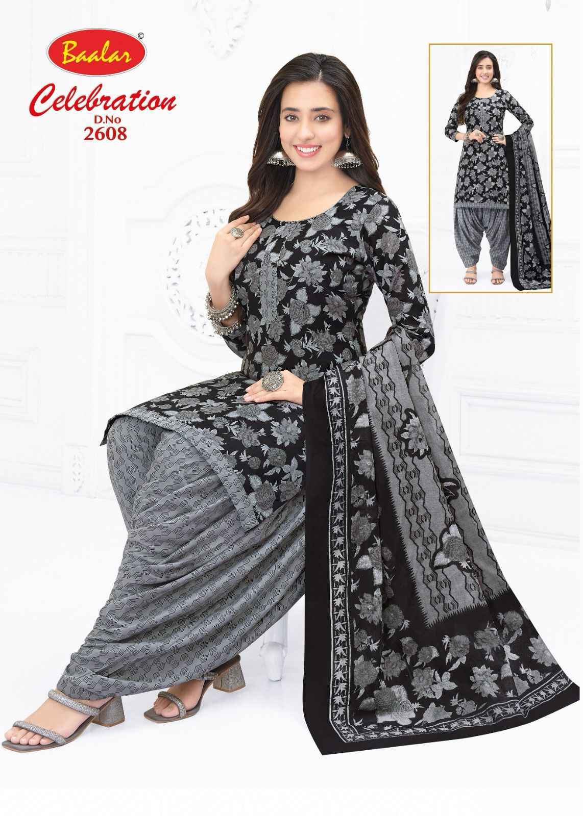Baalar Celebration Vol 26 Cotton Dress Material Latest Catalog ( 16 pcs Catalogue )