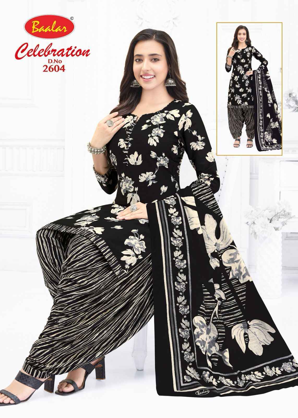 Baalar Celebration Vol 26 Cotton Dress Material Latest Catalog ( 16 pcs Catalogue )