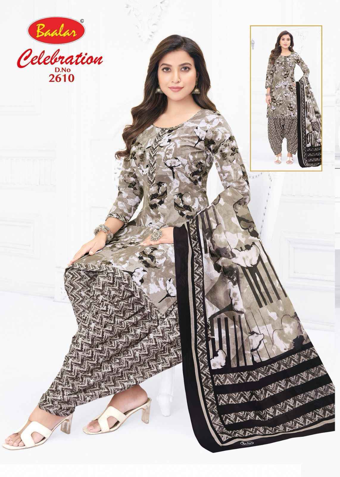 Baalar Celebration Vol 26 Cotton Dress Material Latest Catalog ( 16 pcs Catalogue )