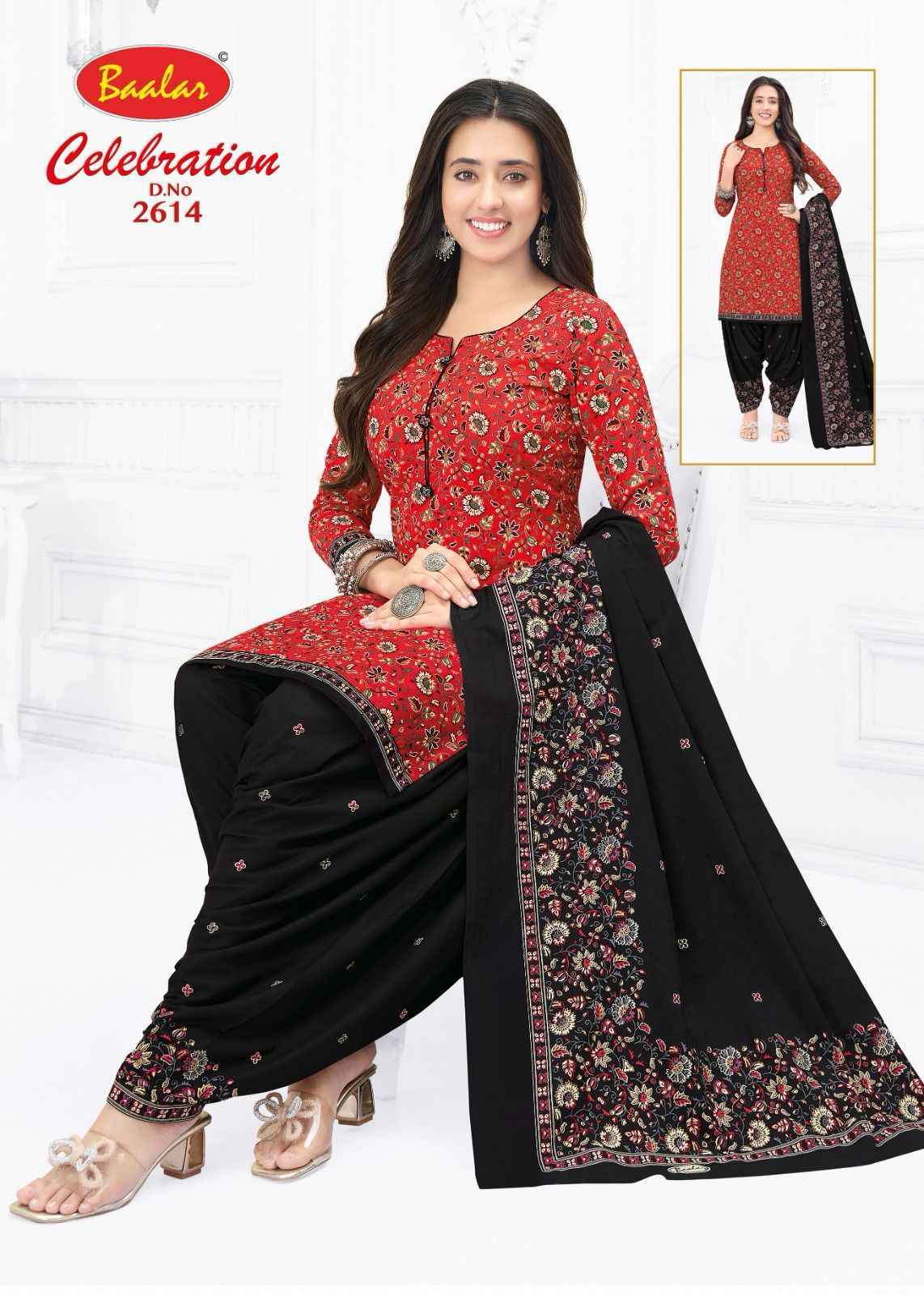Baalar Celebration Vol 26 Cotton Dress Material Latest Catalog ( 16 pcs Catalogue )