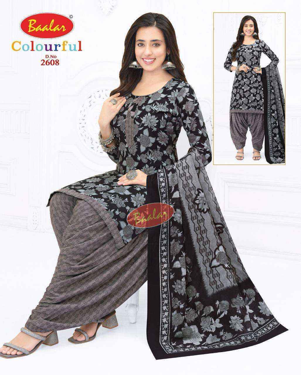 Baalar Colourful Vol 26 Cotton Dress Material New Catalog ( 36 pcs Catalogue )