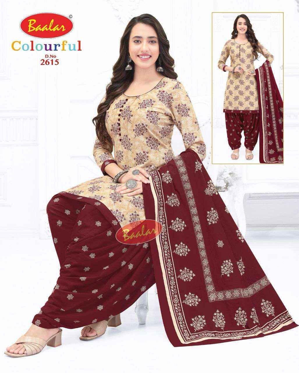 Baalar Colourful Vol 26 Cotton Dress Material New Catalog ( 36 pcs Catalogue )