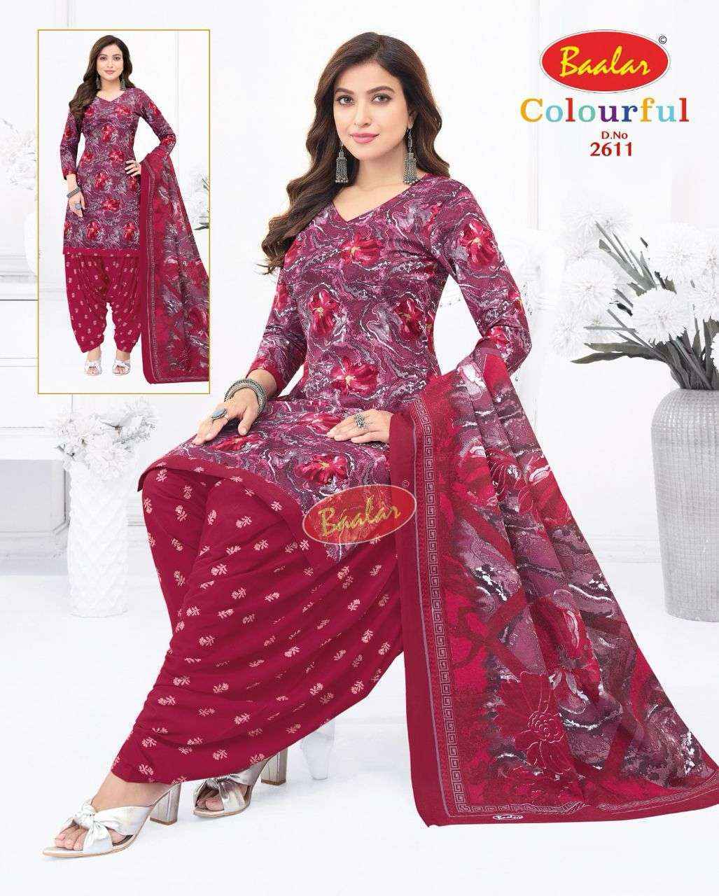 Baalar Colourful Vol 26 Cotton Dress Material New Catalog ( 36 pcs Catalogue )