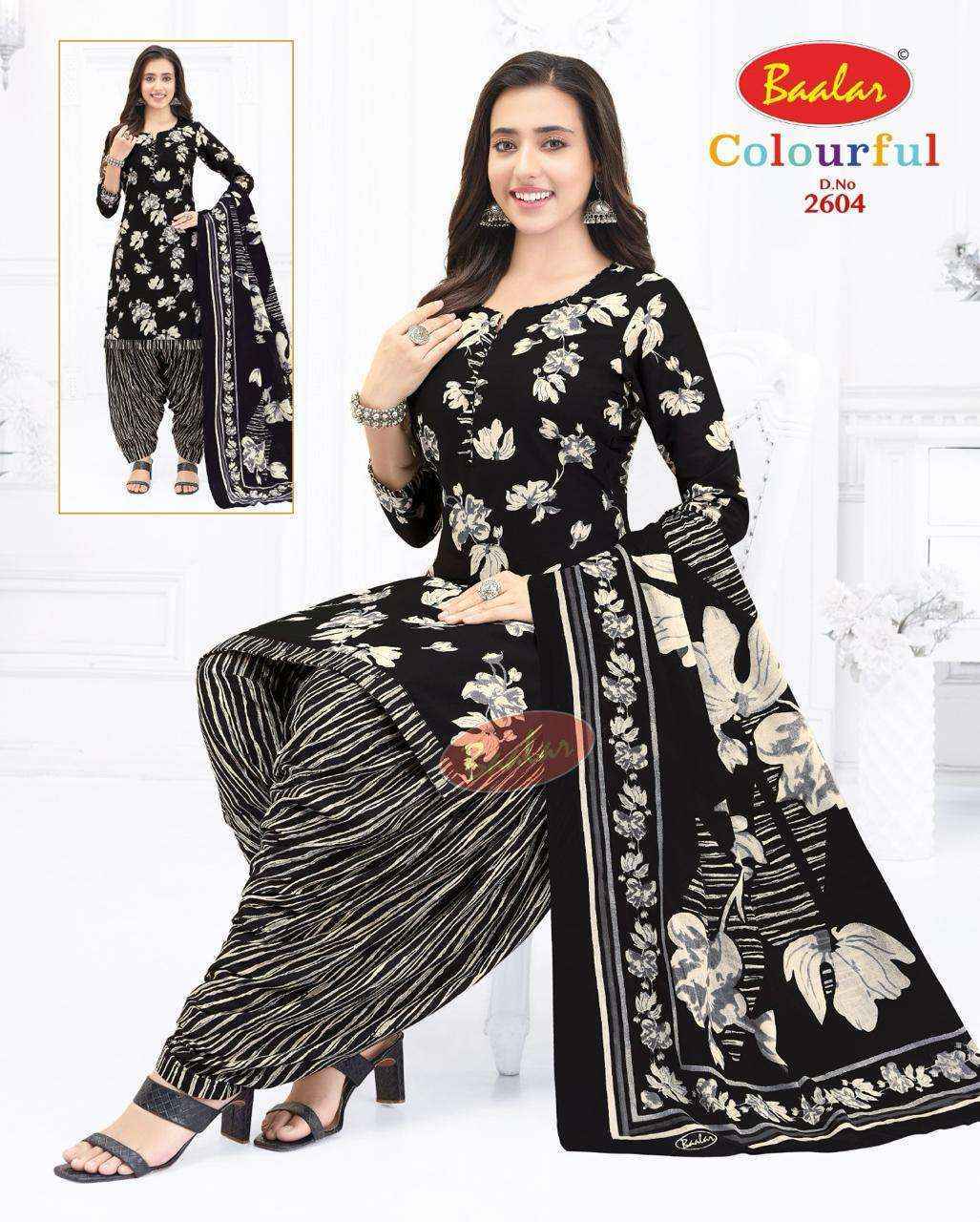 Baalar Colourful Vol 26 Cotton Dress Material New Catalog ( 36 pcs Catalogue )