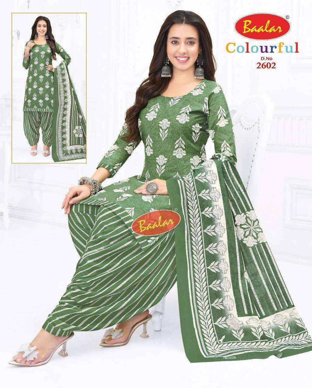 Baalar Colourful Vol 26 Cotton Dress Material New Catalog ( 36 pcs Catalogue )