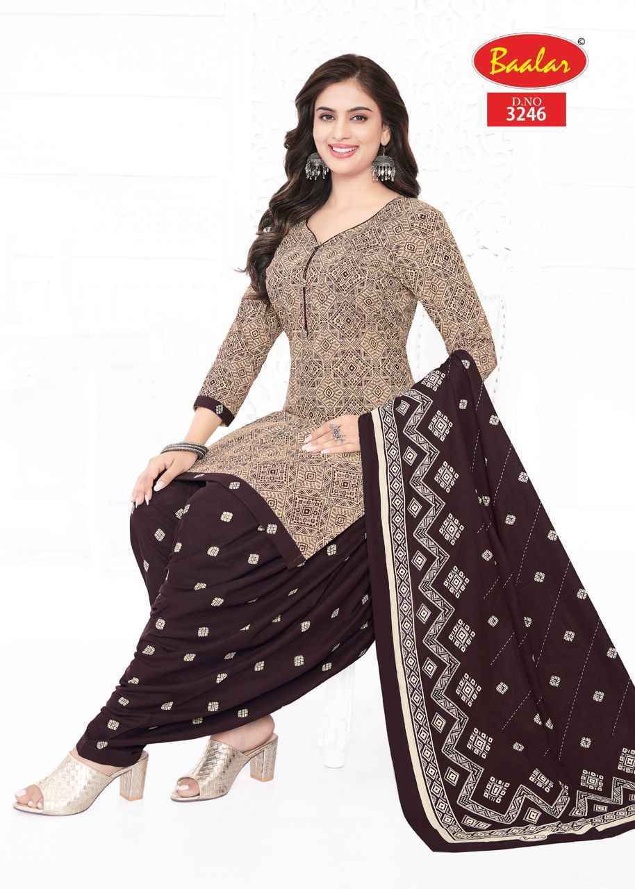 Baalar Zaara Patiyala Vol 32 Cotton Dress Material Wholesale Price ( 21 pcs Catalogue )
