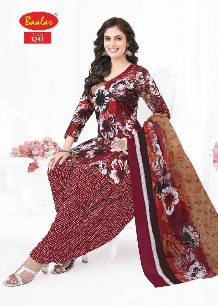 Baalar Zaara Patiyala Vol 32 Cotton Dress Material Wholesale Price ( 21 pcs Catalogue )