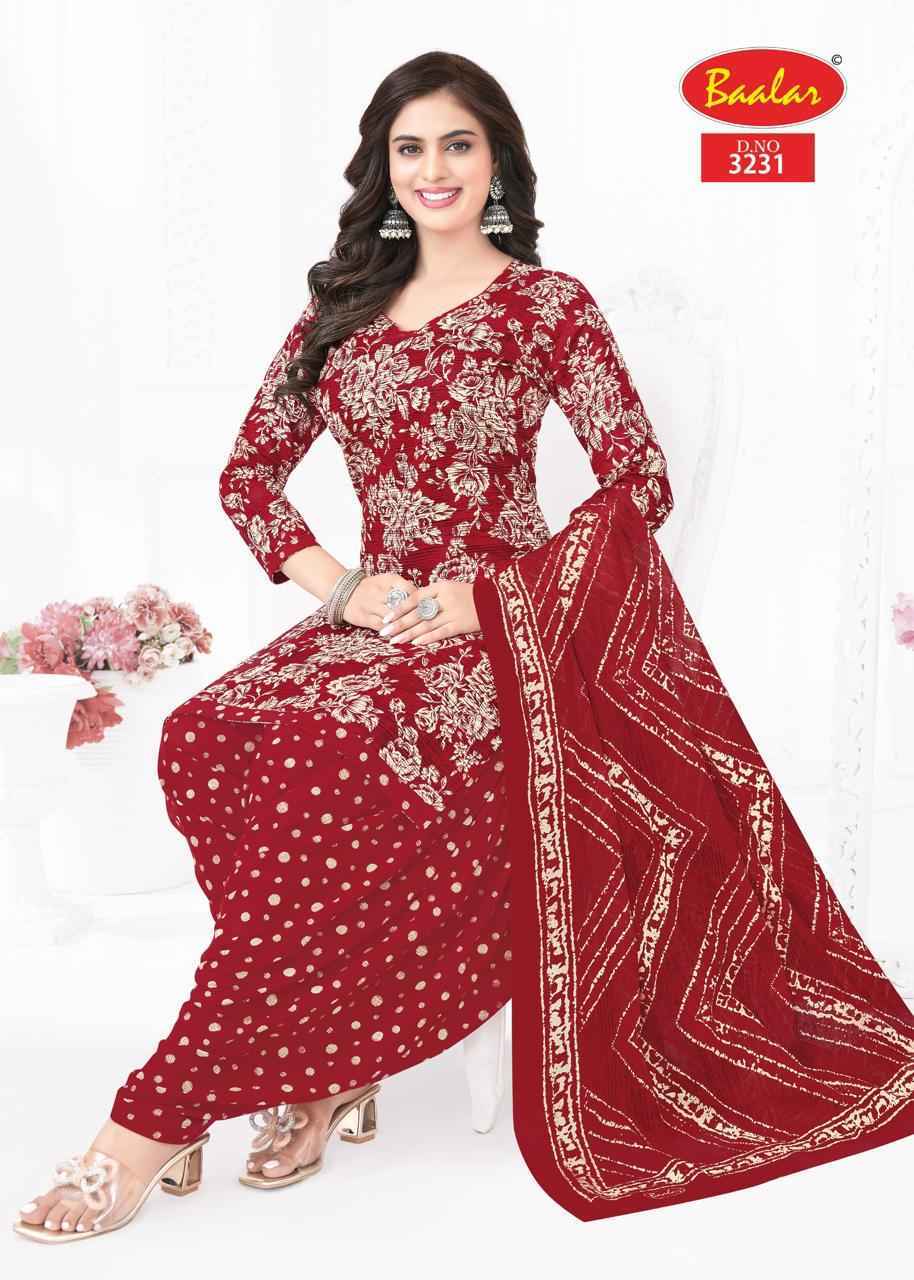 Baalar Zaara Patiyala Vol 32 Cotton Dress Material Wholesale Price ( 21 pcs Catalogue )
