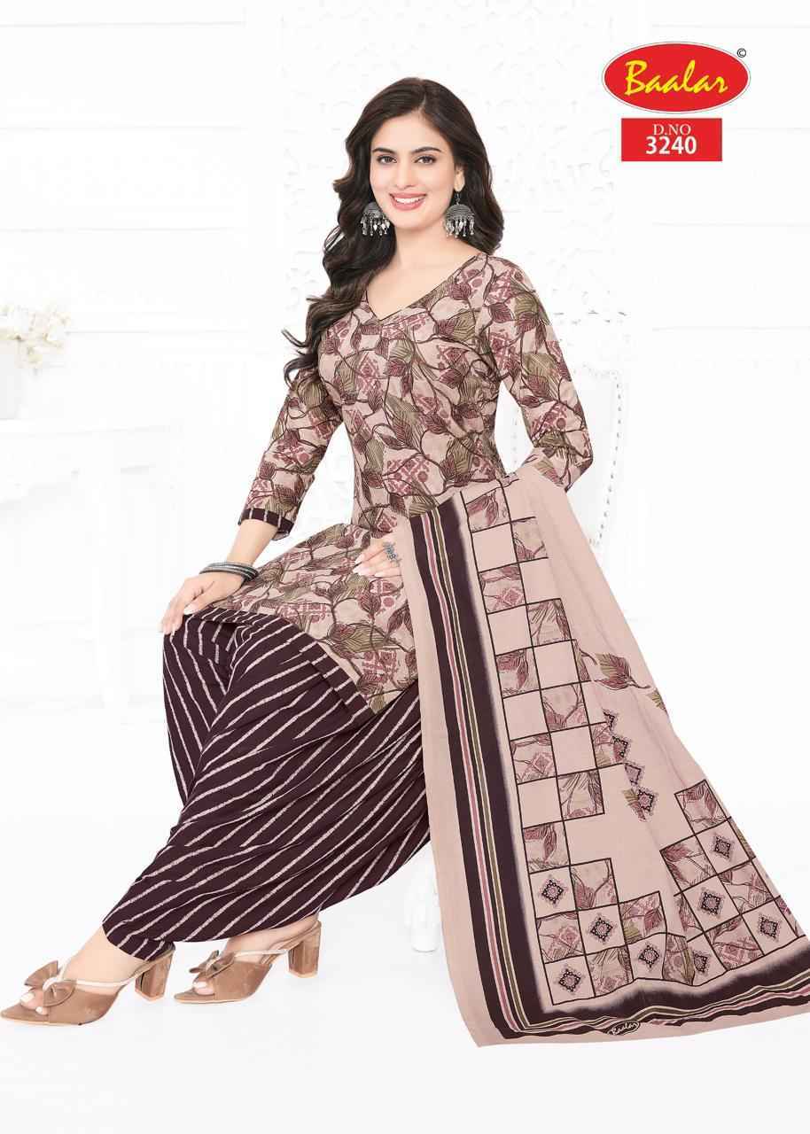 Baalar Zaara Patiyala Vol 32 Cotton Dress Material Wholesale Price ( 21 pcs Catalogue )