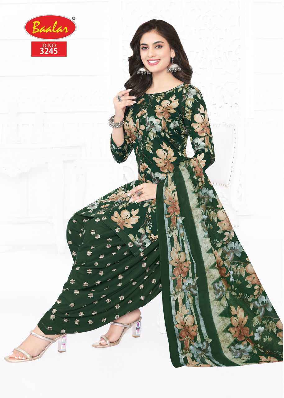Baalar Zaara Patiyala Vol 32 Cotton Dress Material Wholesale Price ( 21 pcs Catalogue )
