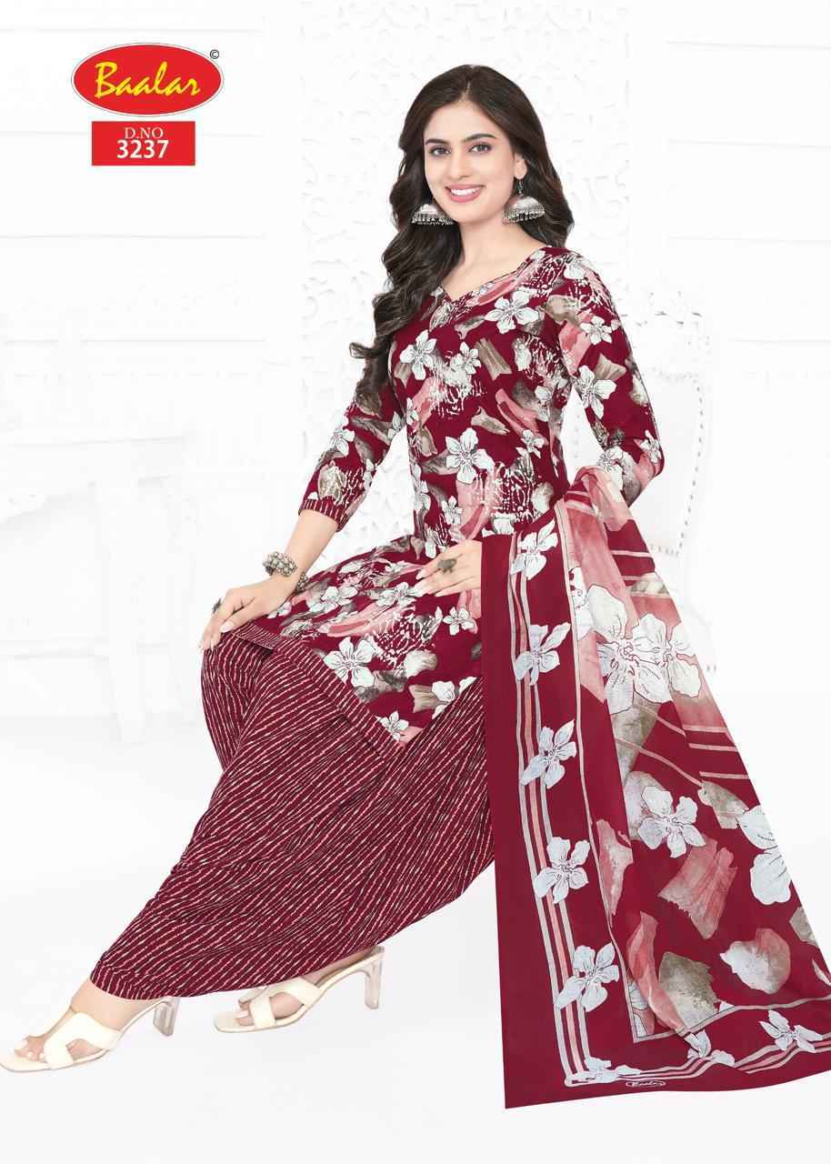 Baalar Zaara Patiyala Vol 32 Cotton Dress Material Wholesale Price ( 21 pcs Catalogue )