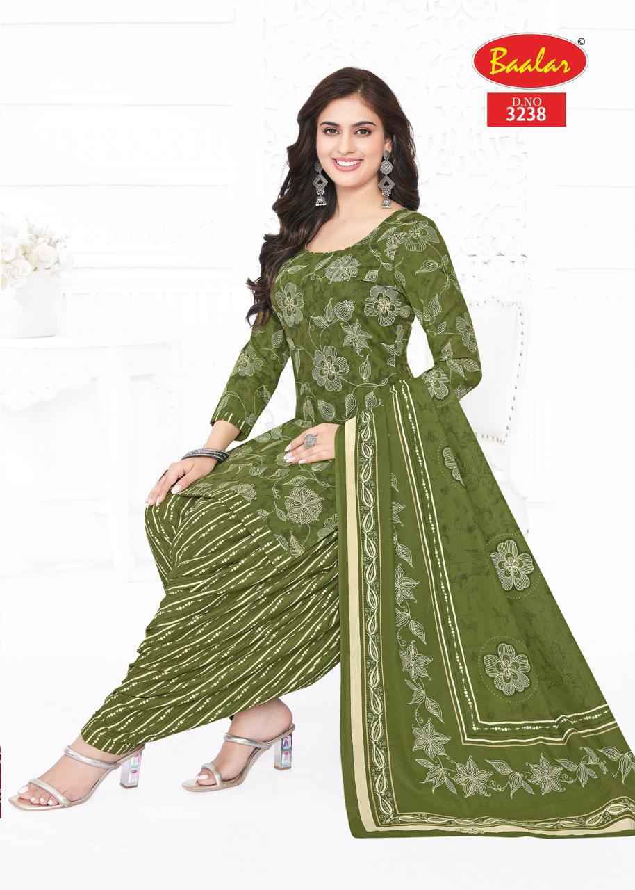 Baalar Zaara Patiyala Vol 32 Cotton Dress Material Wholesale Price ( 21 pcs Catalogue )