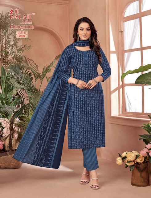 Balaji Hangama Vol 22 Cotton Dress Material Surat Wholesale Market ( 12 pcs Catalogue )