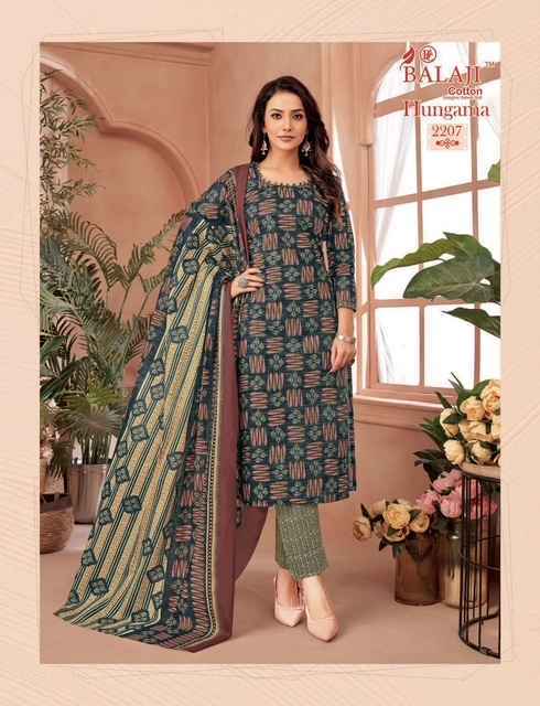 Balaji Hangama Vol 22 Cotton Dress Material Surat Wholesale Market ( 12 pcs Catalogue )