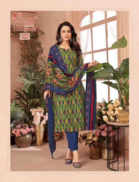 Balaji Hangama Vol 22 Cotton Dress Material Surat Wholesale Market ( 12 pcs Catalogue )