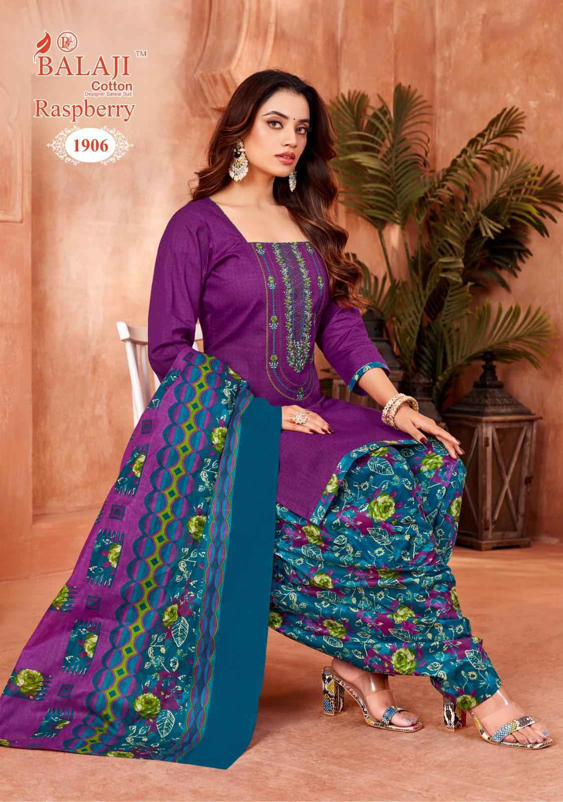 Balaji Raspberry Vol 19 Cotton Dress Material Online Shopping ( 12 pcs Catalogue )
