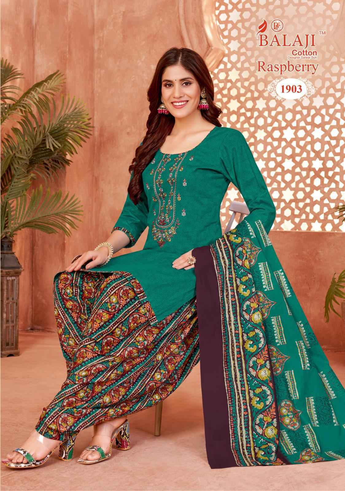 Balaji Raspberry Vol 19 Cotton Dress Material Online Shopping ( 12 pcs Catalogue )