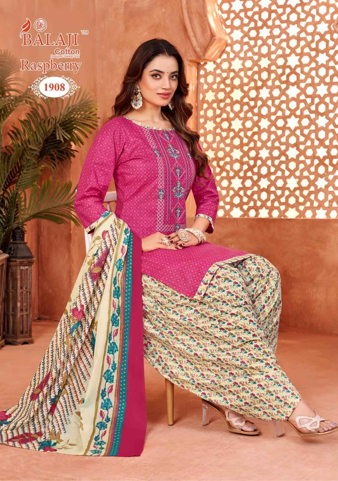 Balaji Raspberry Vol 19 Cotton Dress Material Online Shopping ( 12 pcs Catalogue )
