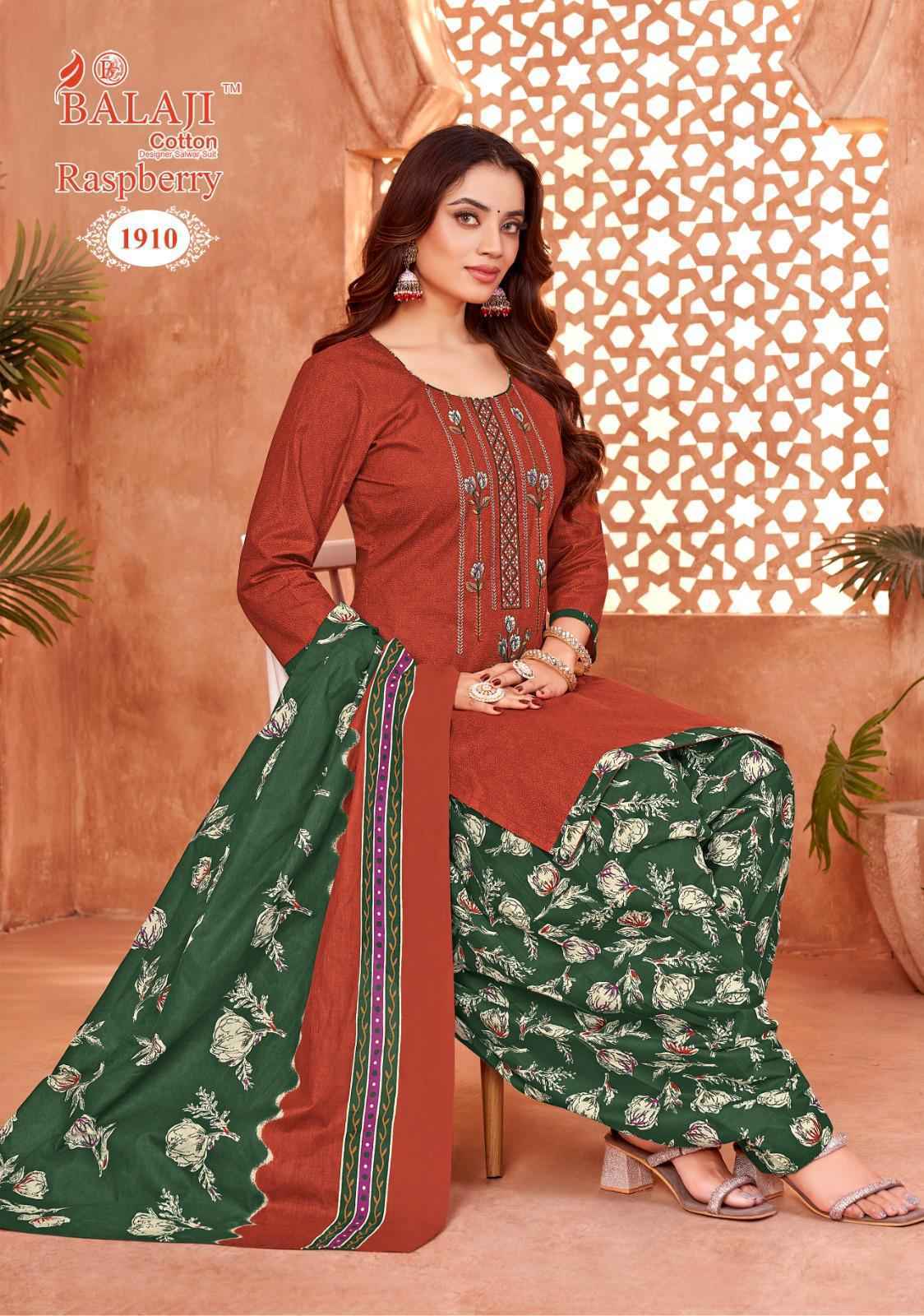 Balaji Raspberry Vol 19 Cotton Dress Material Online Shopping ( 12 pcs Catalogue )