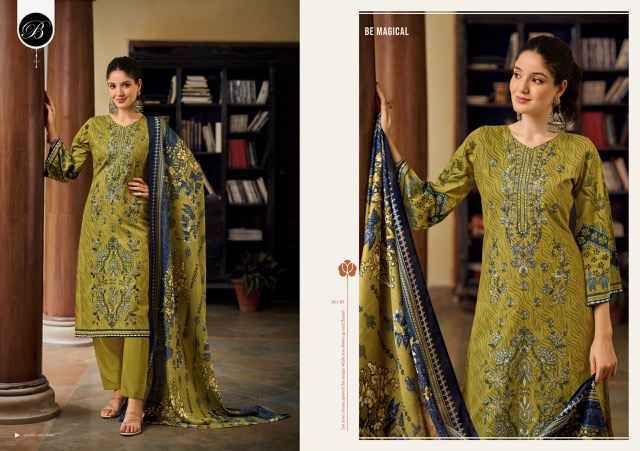 Belliza Chevron Vol 3 Cotton Dress Material - Surat Textile Market ( 6 pcs Catalogue )