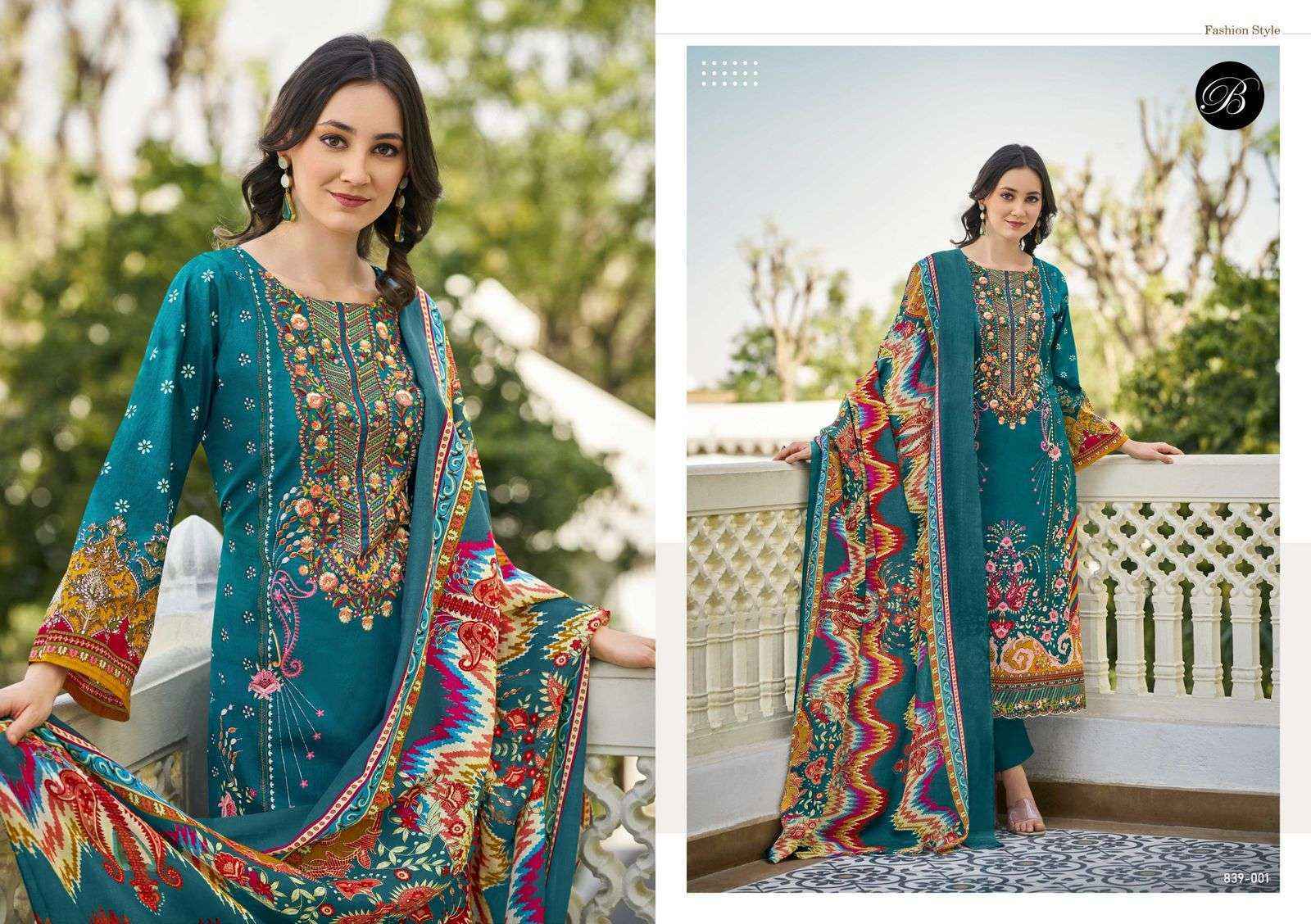 Belliza Designer Almarina Vol 3 Cotton Dress Material New Collection ( 8 pcs Cataloge )