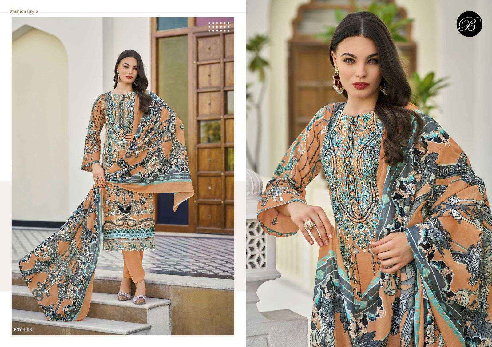 Belliza Designer Almarina Vol 3 Cotton Dress Material New Collection ( 8 pcs Cataloge )