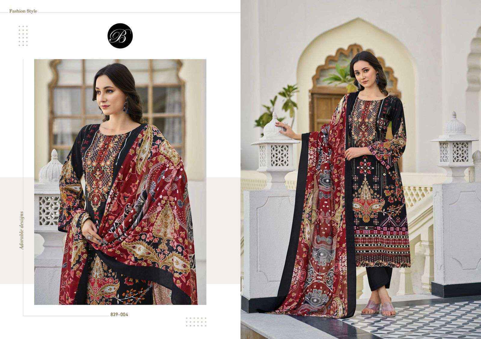 Belliza Designer Almarina Vol 3 Cotton Dress Material New Collection ( 8 pcs Cataloge )