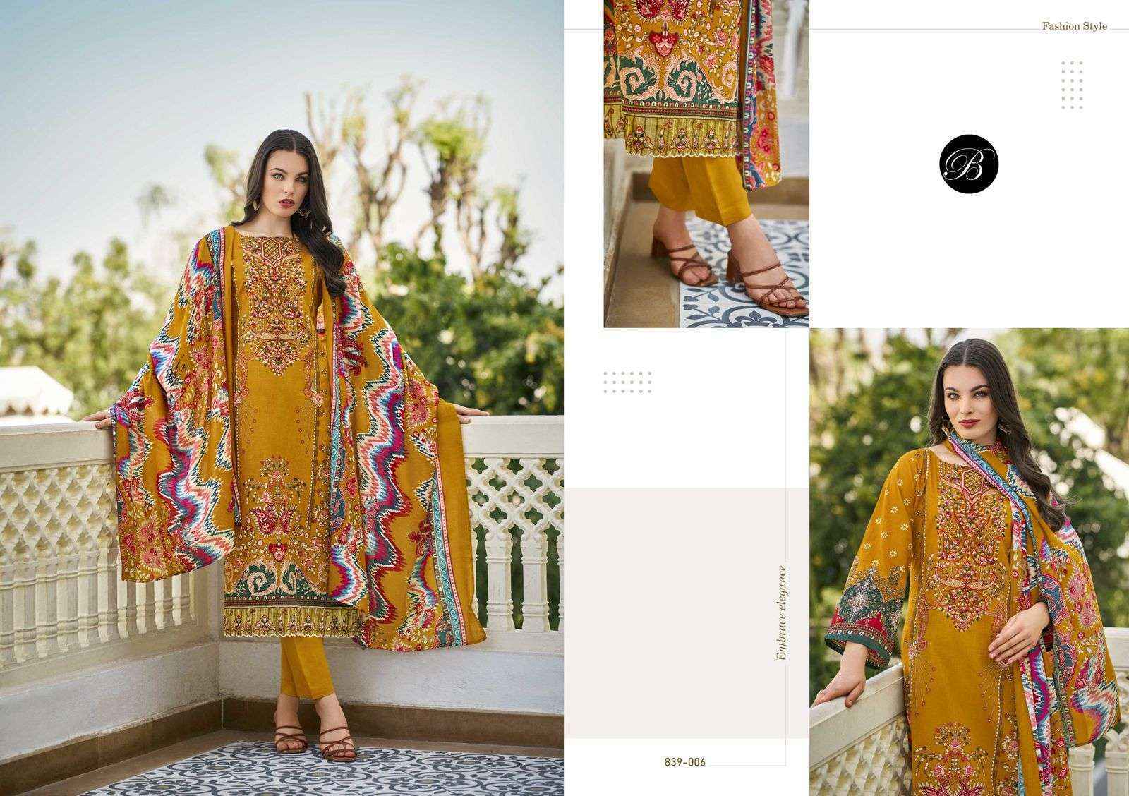 Belliza Designer Almarina Vol 3 Cotton Dress Material New Collection ( 8 pcs Cataloge )