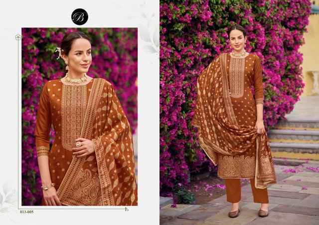 Belliza Designer Zavira Viscouse Dress Material Wholesale Price ( 6 pcs Catalogue )