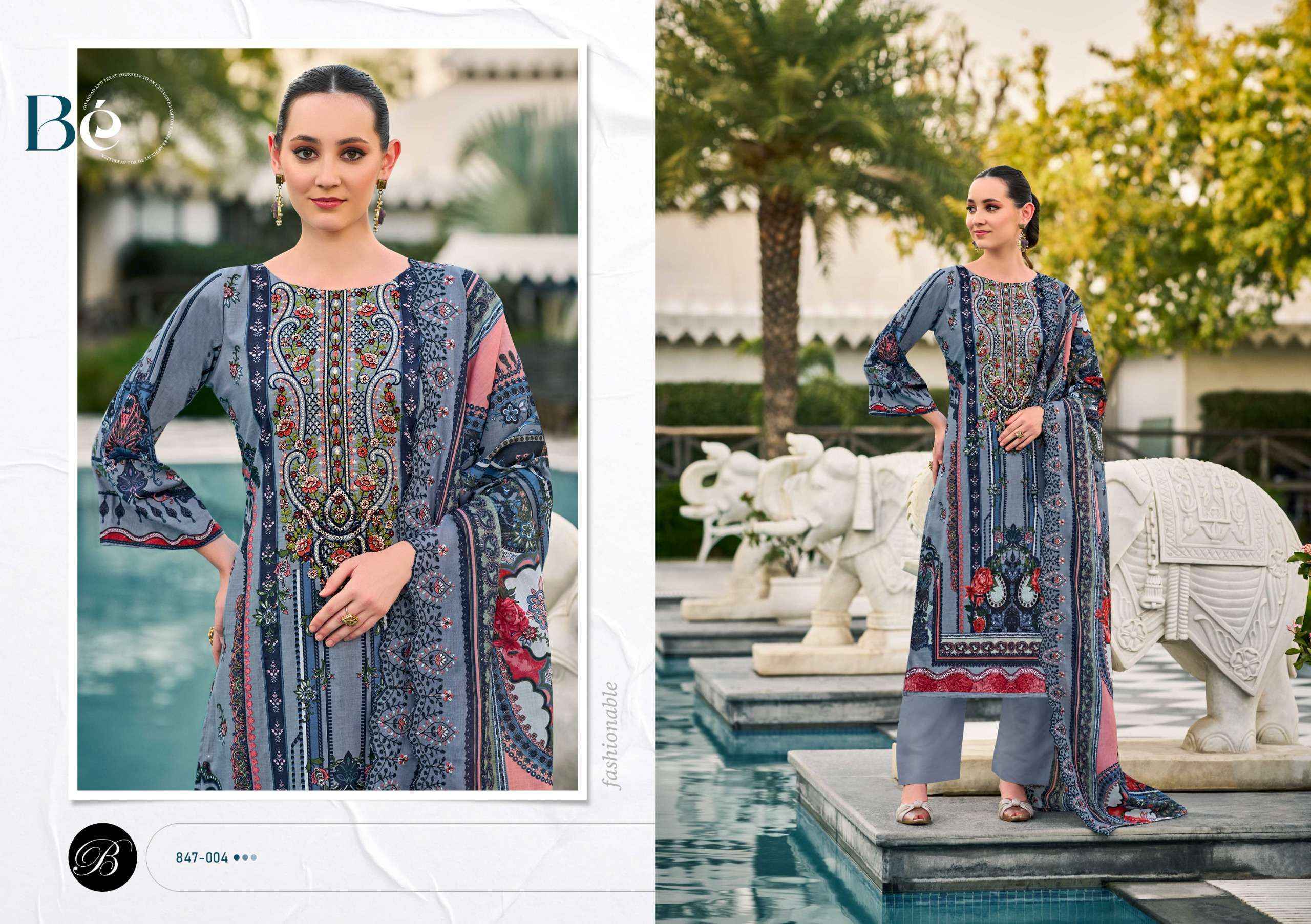 Belliza Guzarish Vol 23 Cotton Salwar Kameez Wholesale Price ( 8 Pcs Catalog )