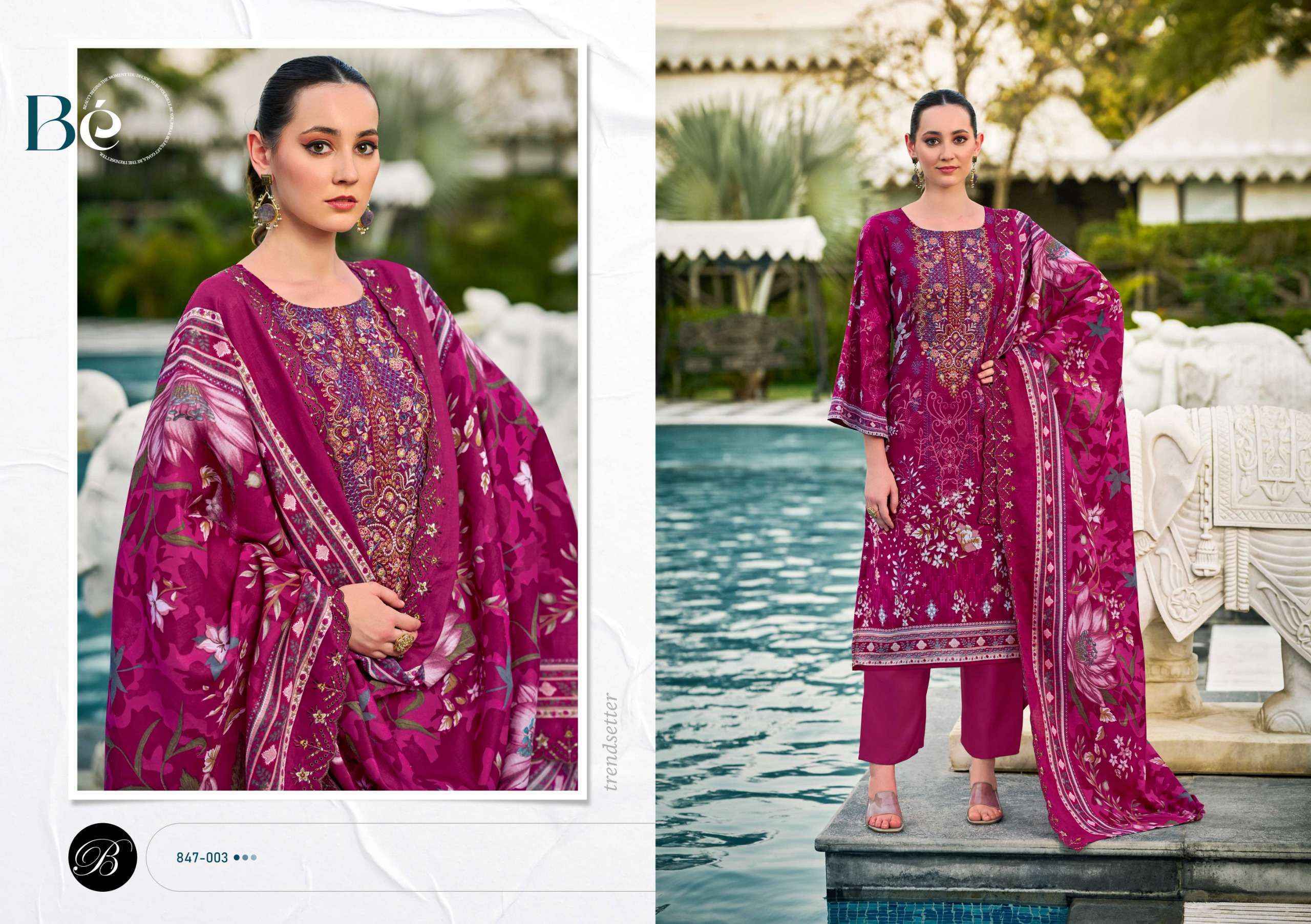 Belliza Guzarish Vol 23 Cotton Salwar Kameez Wholesale Price ( 8 Pcs Catalog )