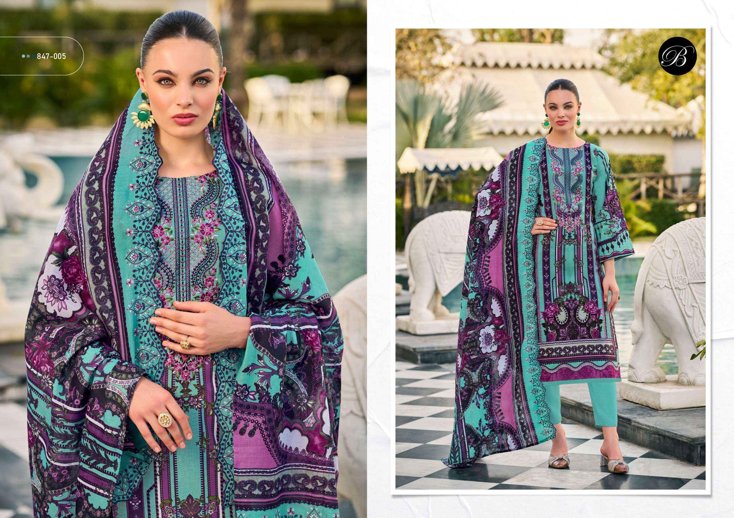 Belliza Guzarish Vol 23 Cotton Salwar Kameez Wholesale Price ( 8 Pcs Catalog )