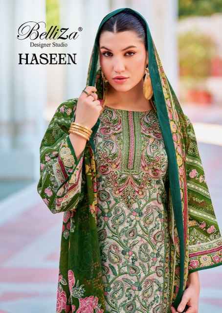 Belliza Haseen Cotton Dress Material Wholesale Market ( 8 pcs Cataloge )
