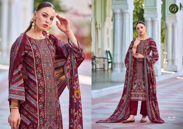 Belliza Haseen Cotton Dress Material Wholesale Market ( 8 pcs Cataloge )