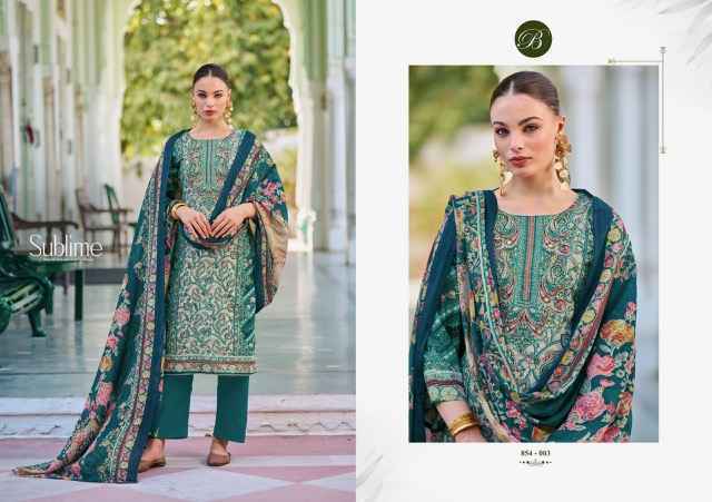 Belliza Haseen Cotton Dress Material Wholesale Market ( 8 pcs Cataloge )