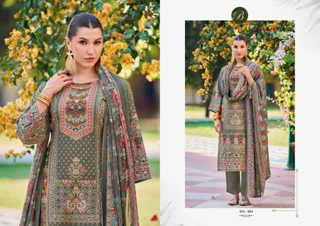 Belliza Haseen Cotton Dress Material Wholesale Market ( 8 pcs Cataloge )