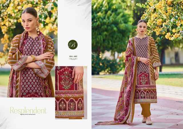 Belliza Haseen Cotton Dress Material Wholesale Market ( 8 pcs Cataloge )