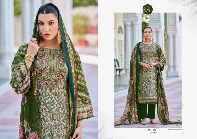 Belliza Haseen Cotton Dress Material Wholesale Market ( 8 pcs Cataloge )