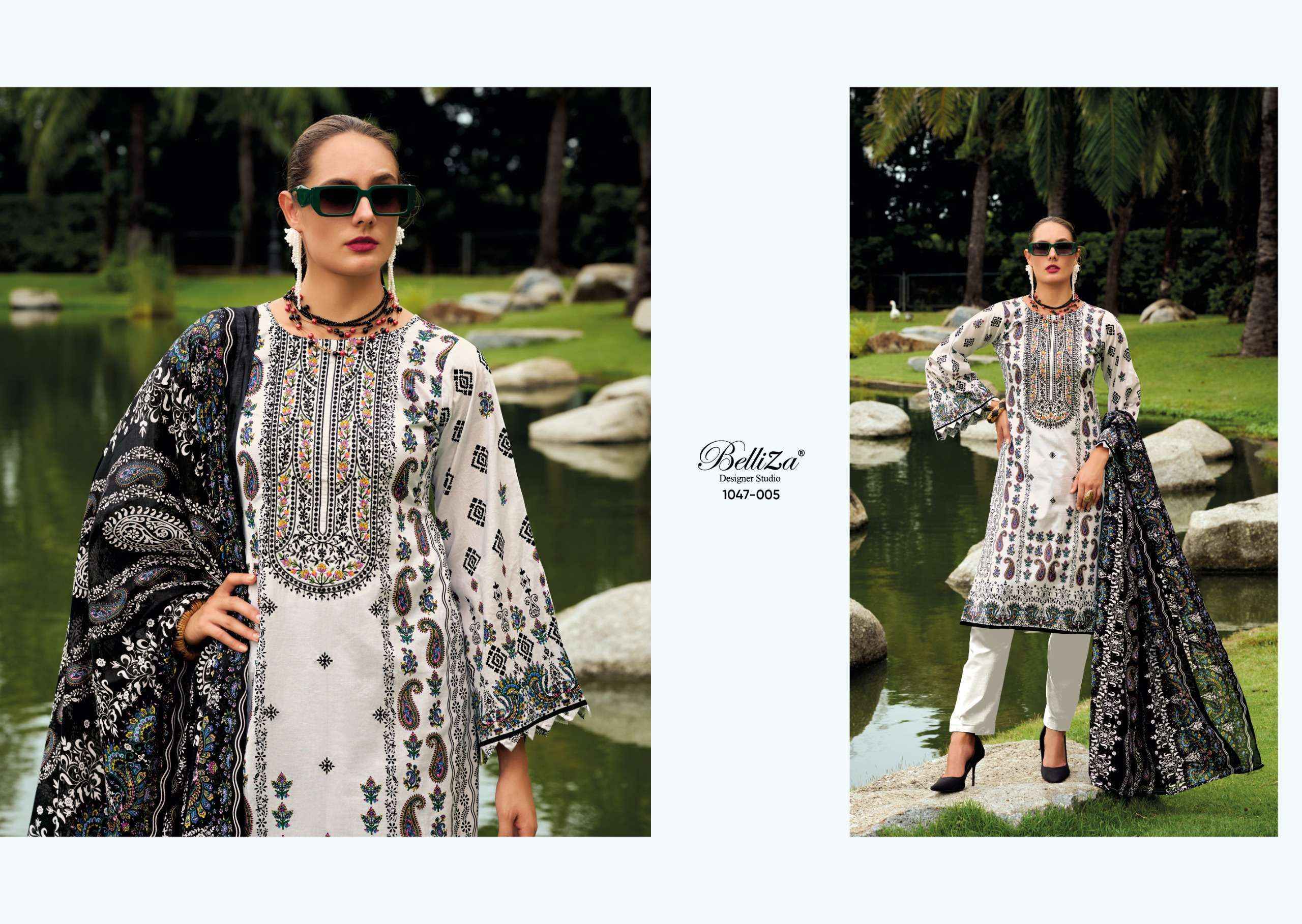 Belliza Naira Vol 108 Cotton Salwar Kameez Wholesale Rate ( 8 Pcs Catalog )