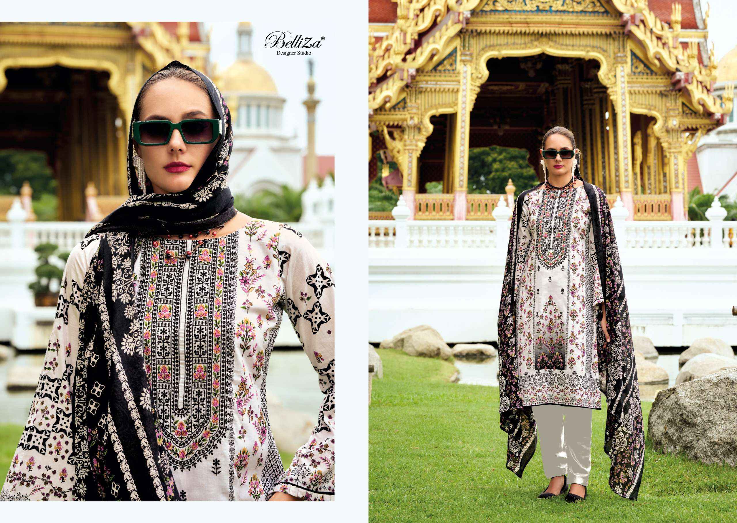 Belliza Naira Vol 108 Cotton Salwar Kameez Wholesale Rate ( 8 Pcs Catalog )